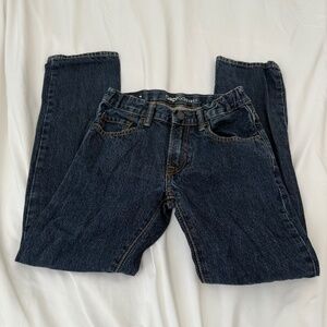 gap kids straight leg jean  Size 12 slim   Condition: great   Color: dark wash d